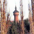 Forster Wasserturm aus einer ungewöhnlichen Perspektive