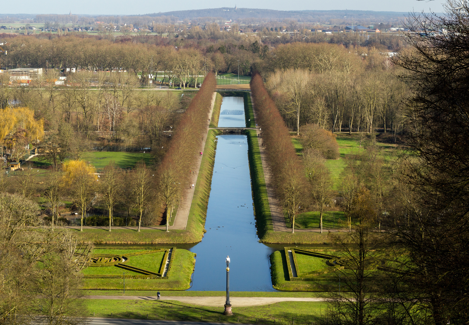 Forstgarten vom Denkmal aus