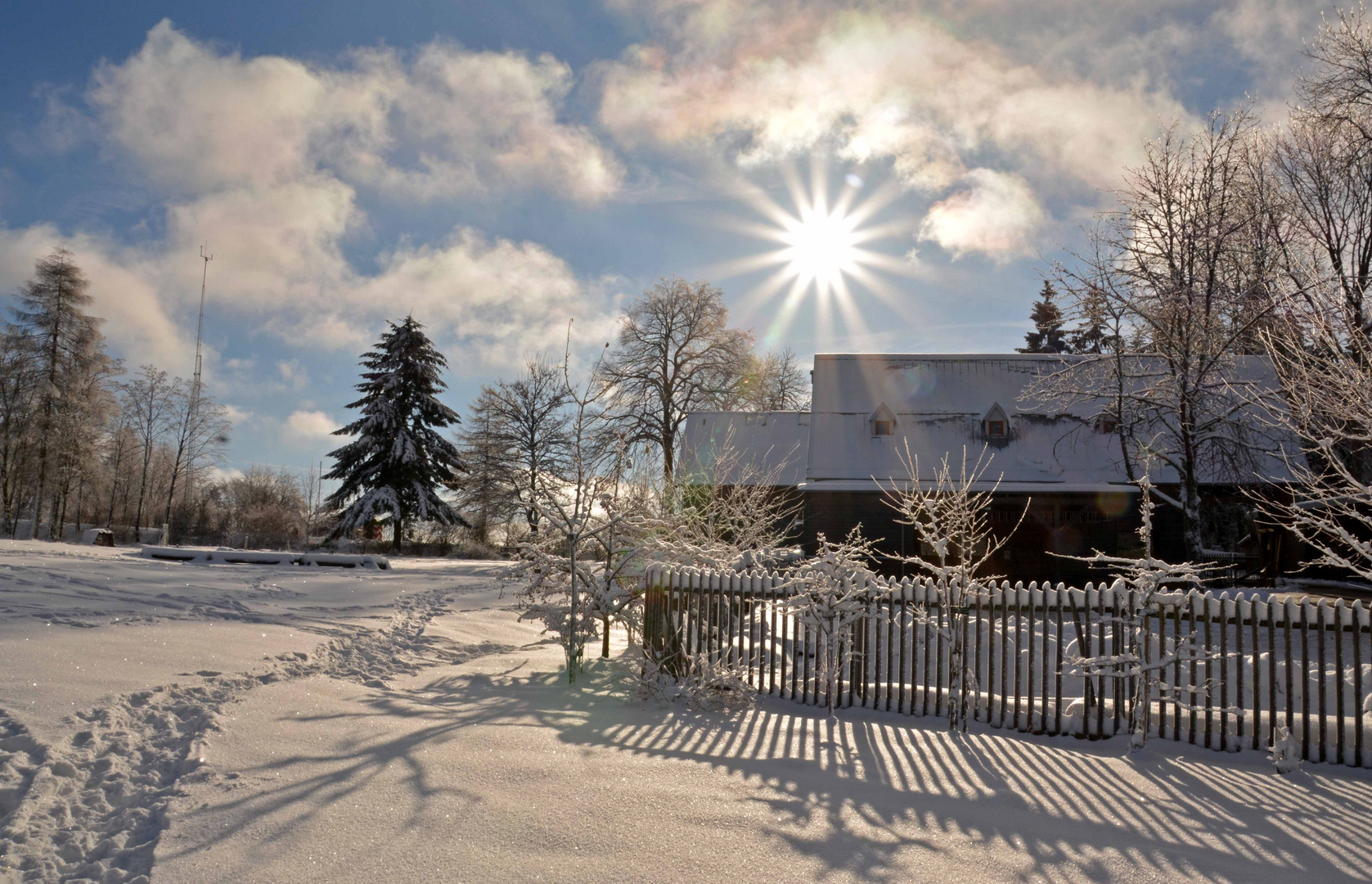 Forsthaus Hohenroth im Winter