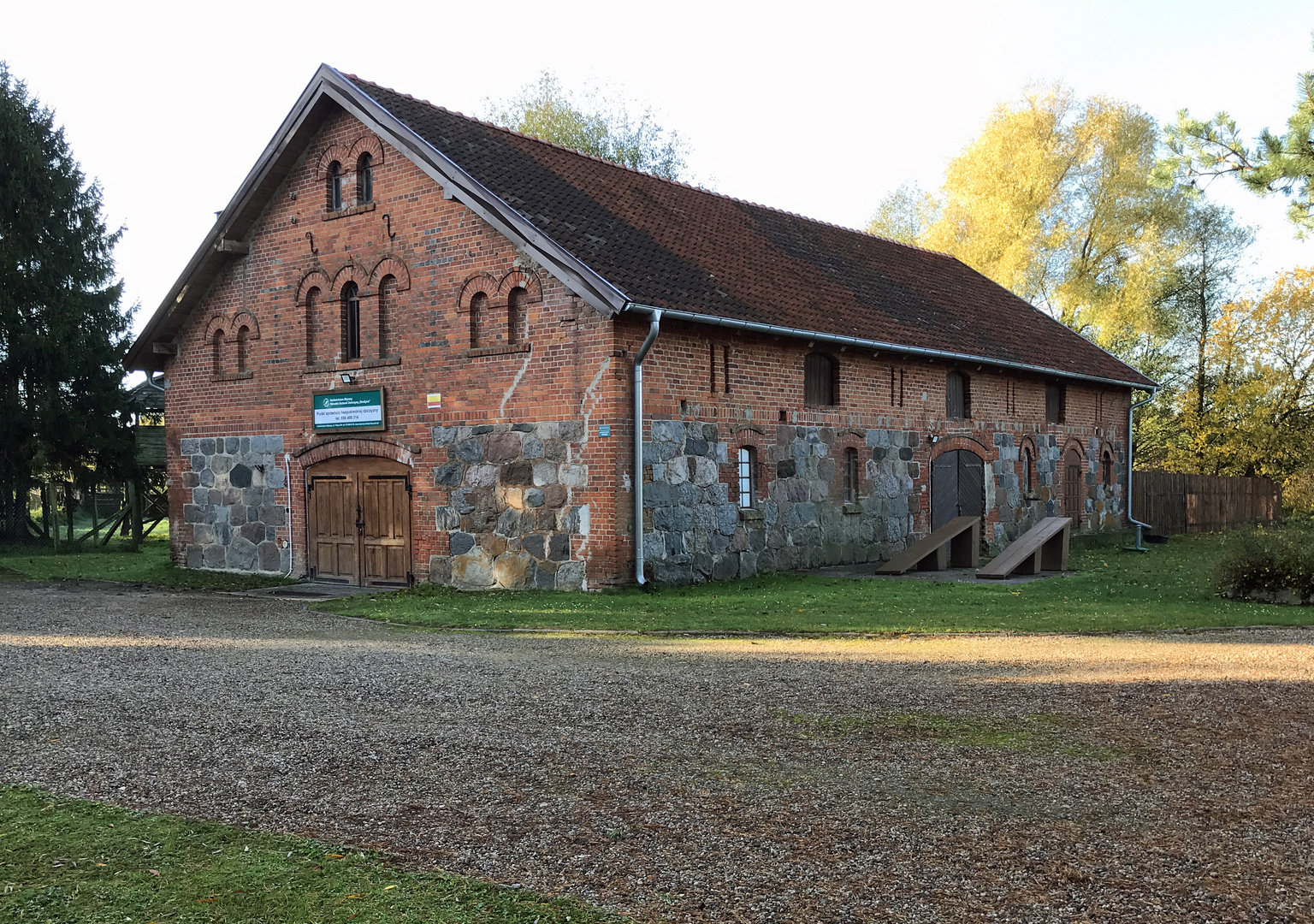 Forstscheune mit Pferdestallung - erbaut 1861