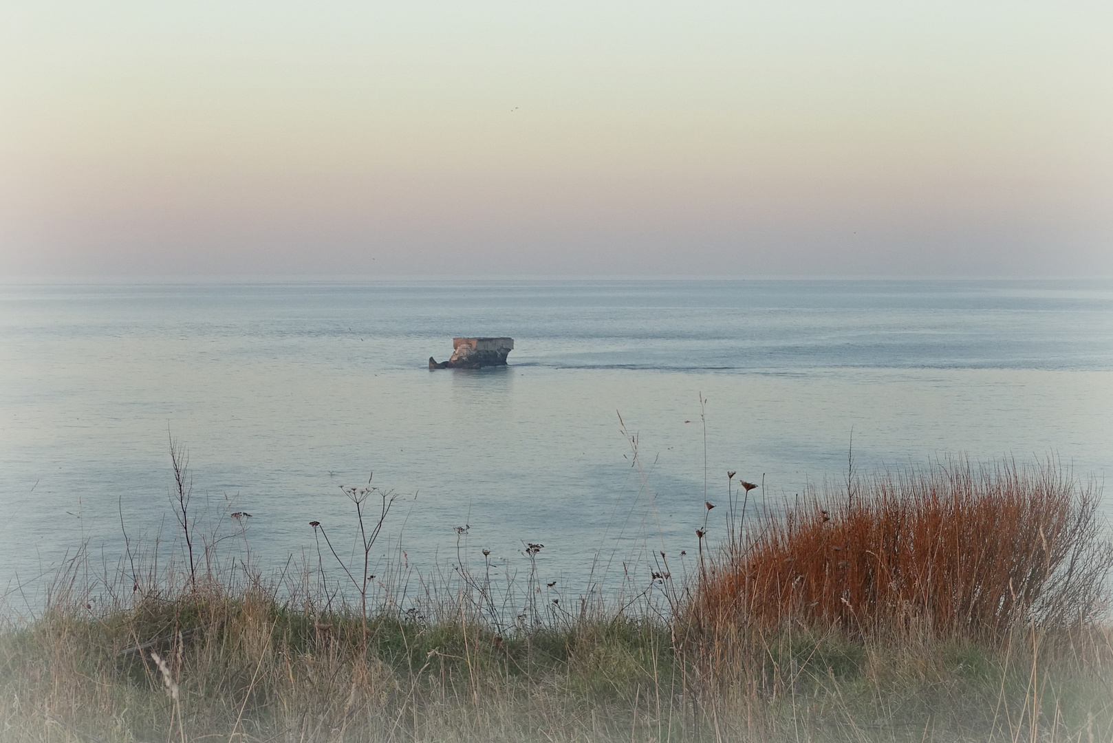 Fort e l'Heurt au soleil couchant