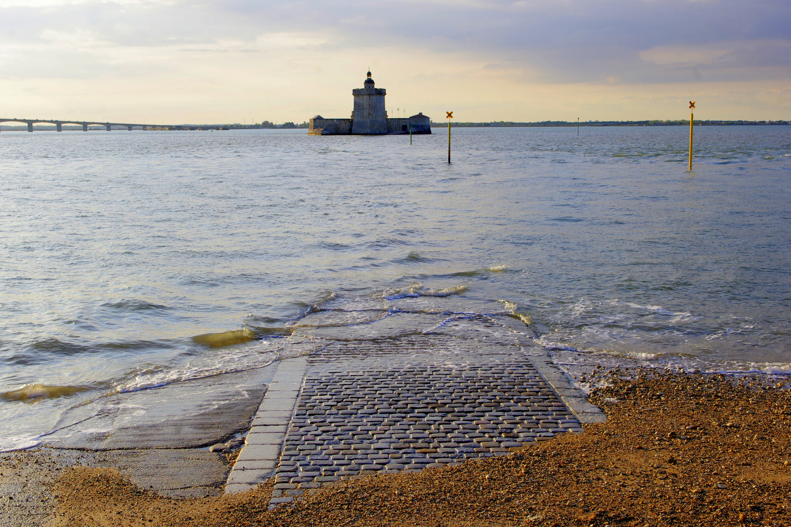 Fort Louvois, le soir ....