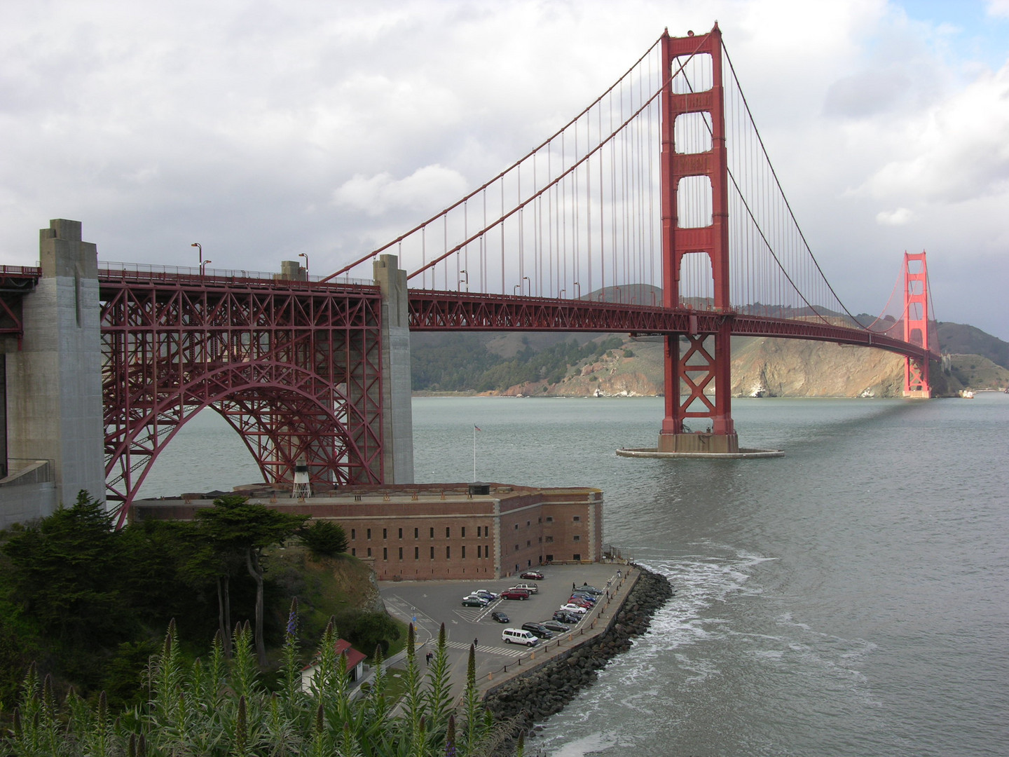 Fort Point and the Golden Gate Bridge