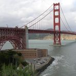 Fort Point and the Golden Gate Bridge