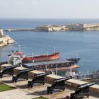 Fort St. Elmo - Blick zum Hafen von La Valetta