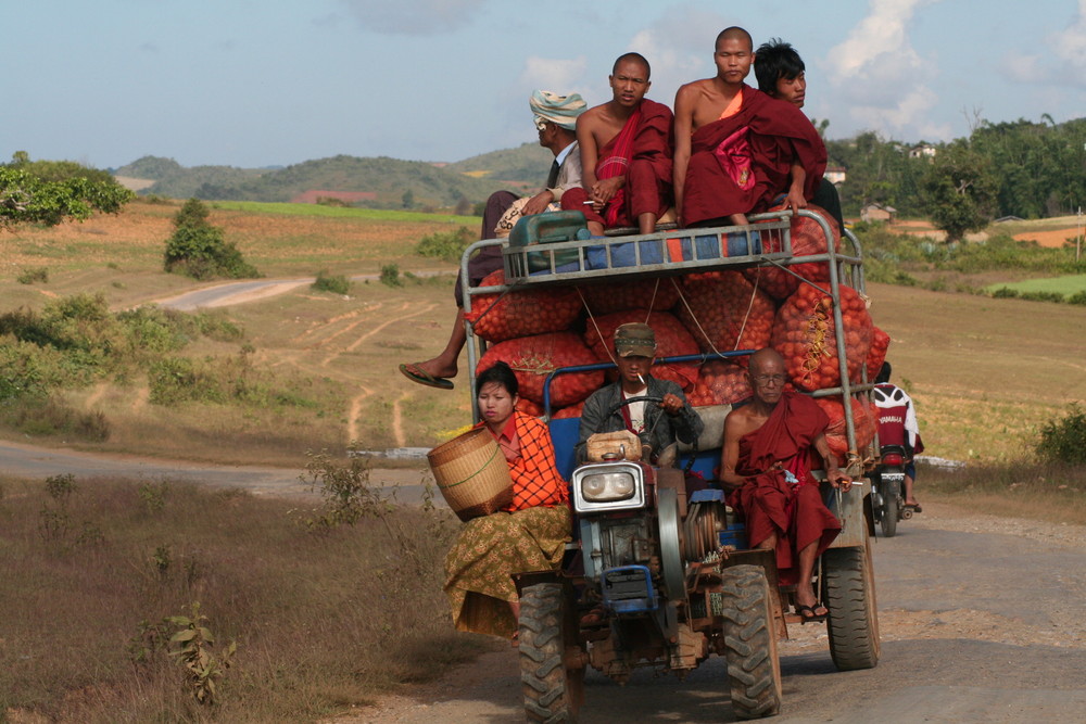 Fortbewegung in Myanmar