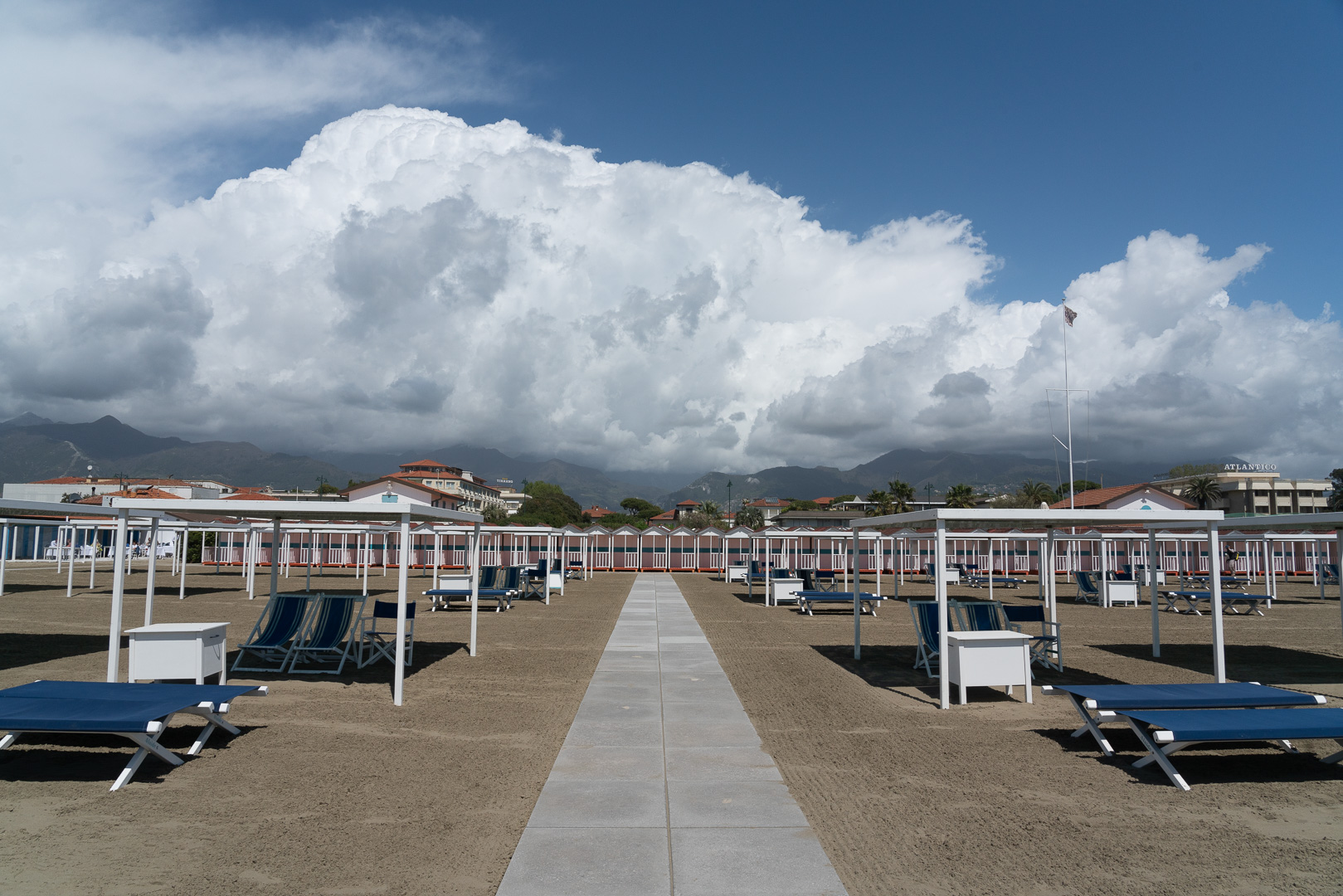 Forte dei Marmi - bevor der Run losgeht.