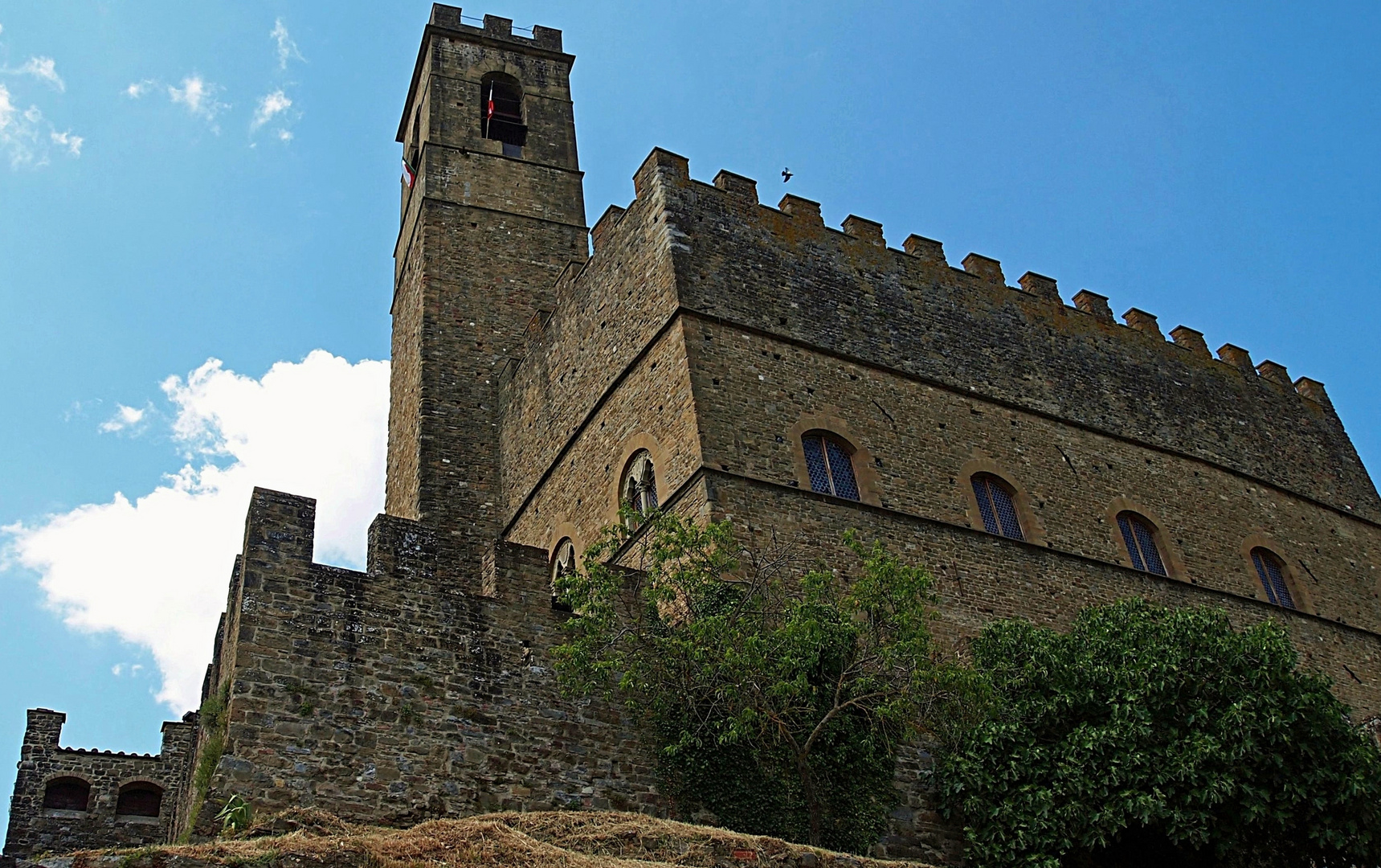 forteresse medievale de poppi, pres arezzo