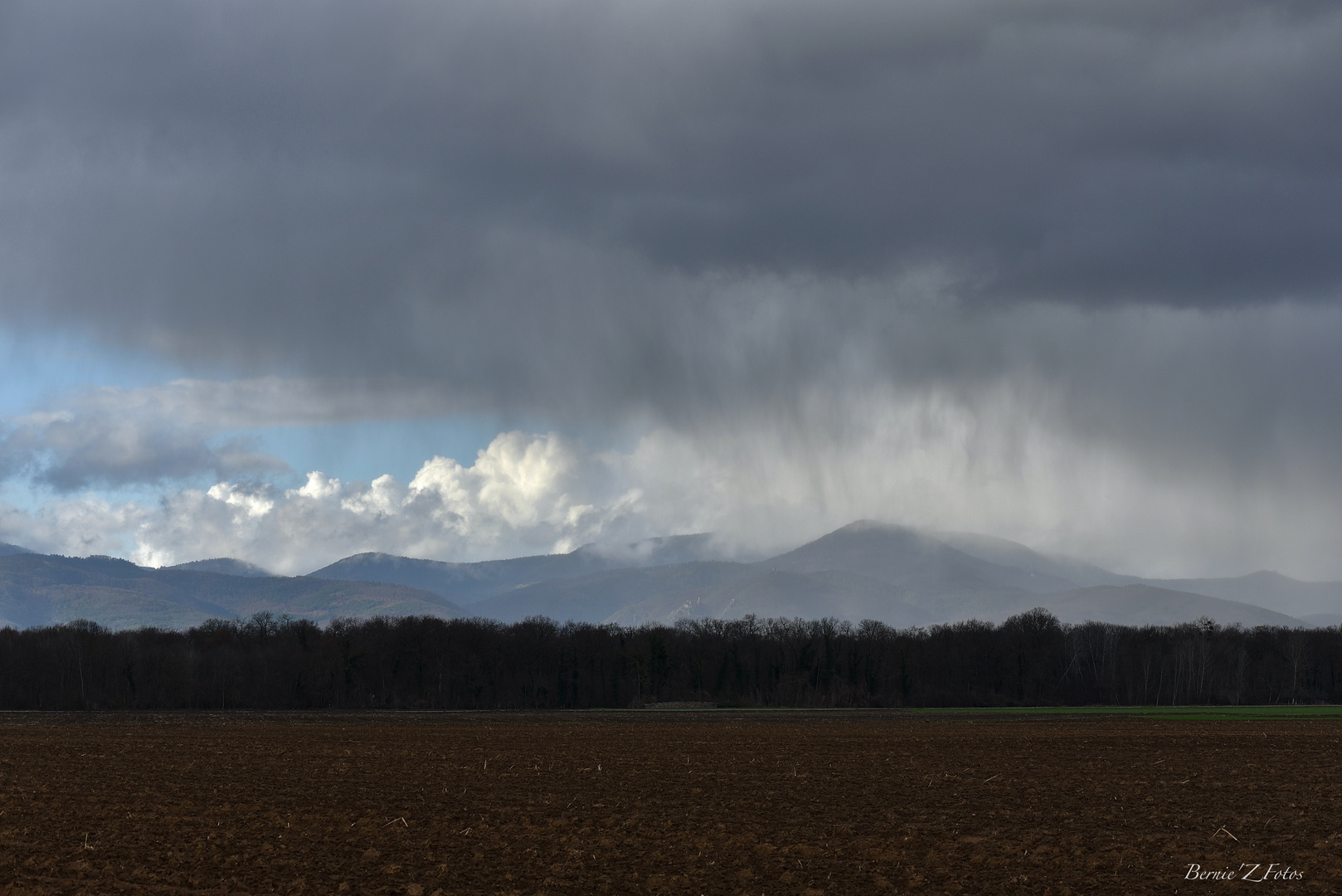 Fortes averses sur les Vosges 