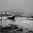 Forth Bridge in the fog