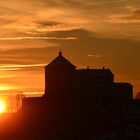 Fortress in Sunset