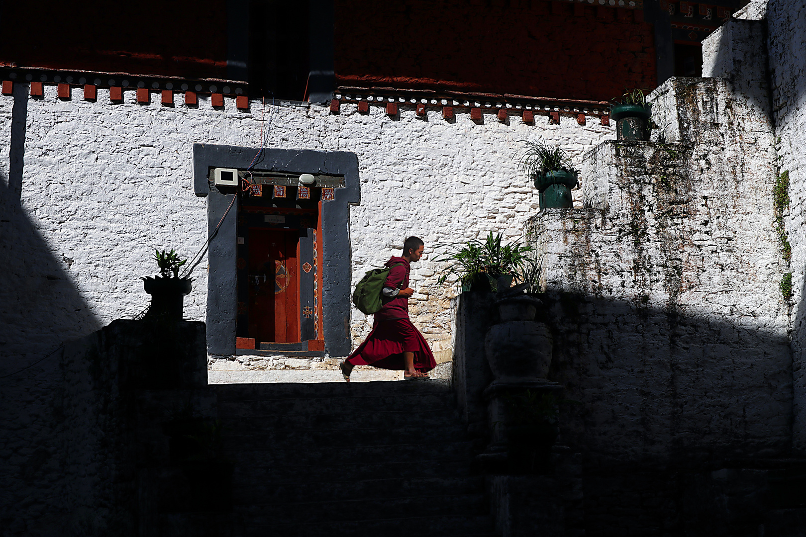 Fortress in Trongsa, Bhutan