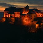 fortress on fire - Burghausen