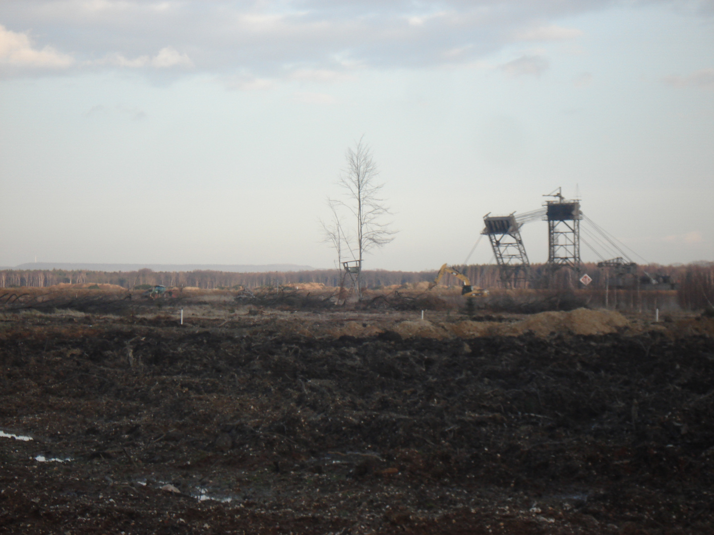 Fortschritt im Tagebau Hambach 2