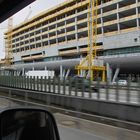 Fortsetzung Groß- Baustelle AirRailCenter(2) / Airport Frankfurt /M.