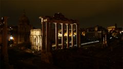 Forum Romanum bei Nacht