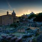 Forum Romanum bei Sonnenuntergang