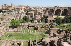 Forum Romanum - Blick vom Palatin (Monte Palatino)