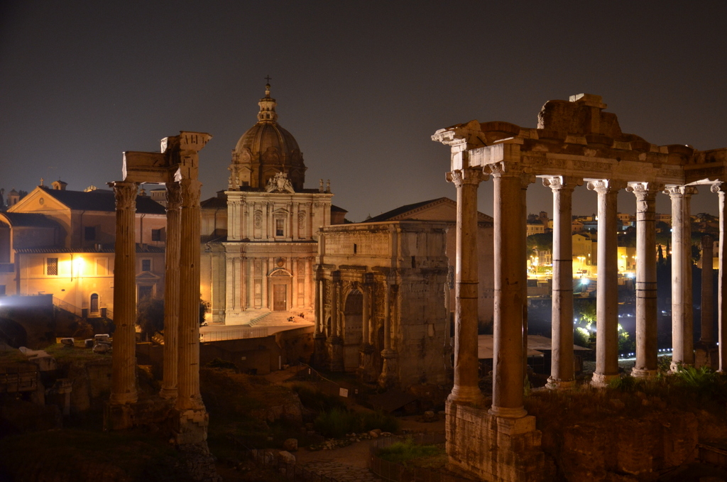 Forum Romanum by night Foto & Bild | europe, italy, vatican city, s