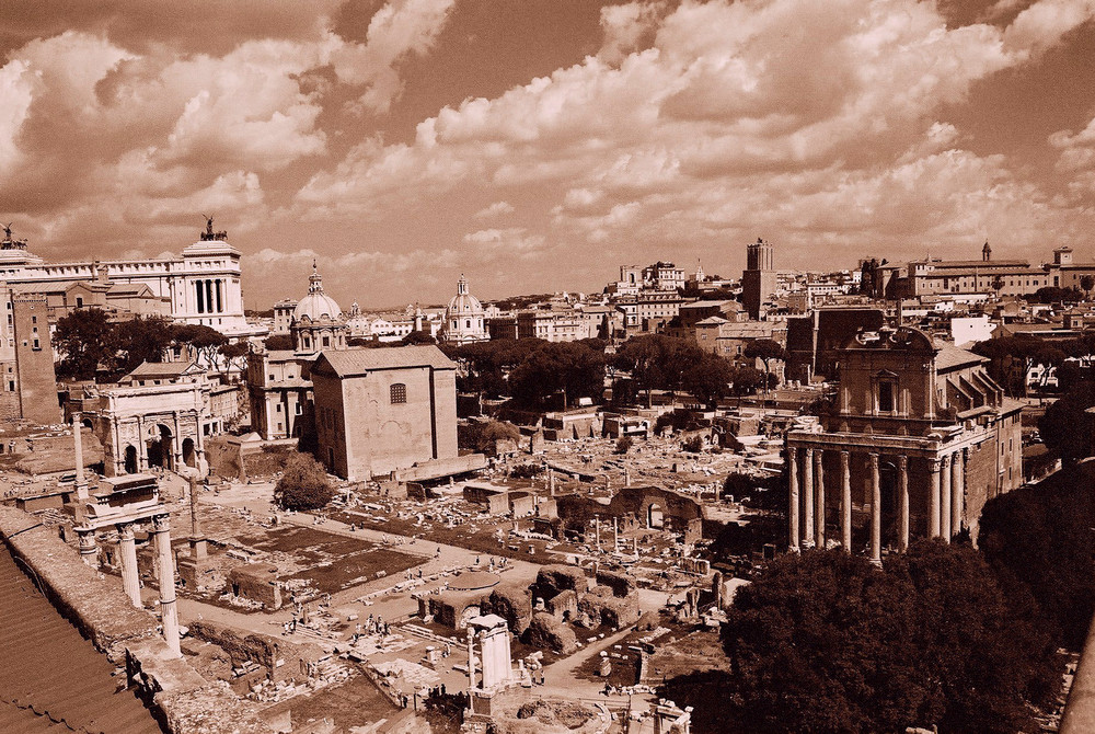 Forum Romanum EOS500 s/w sepia