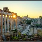 Forum Romanum im Sonnenaufgang.