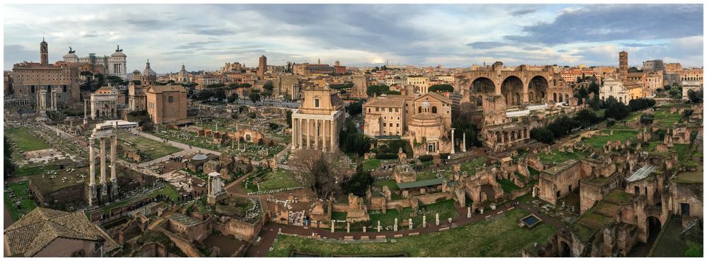 Forum Romanum, Palatin, Rom 2016