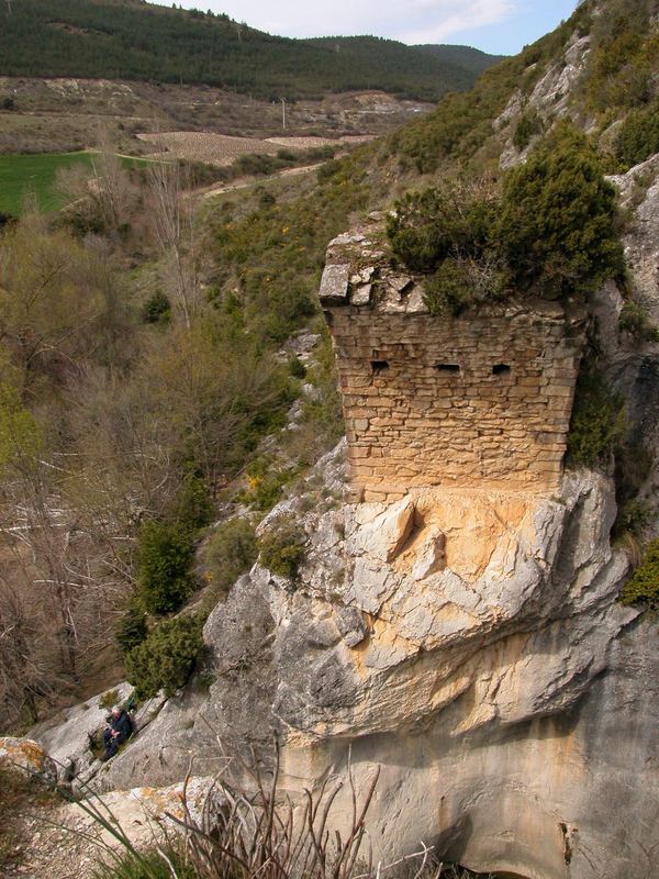 Fos de Lumbier, Ruine der Puente de Diablo