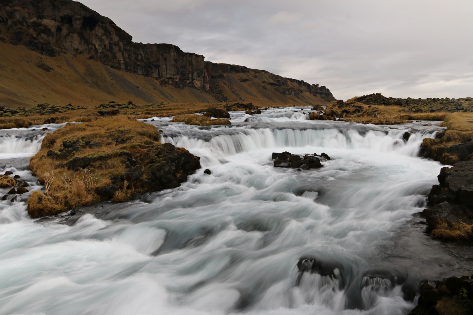 Fossálar Wasserfall