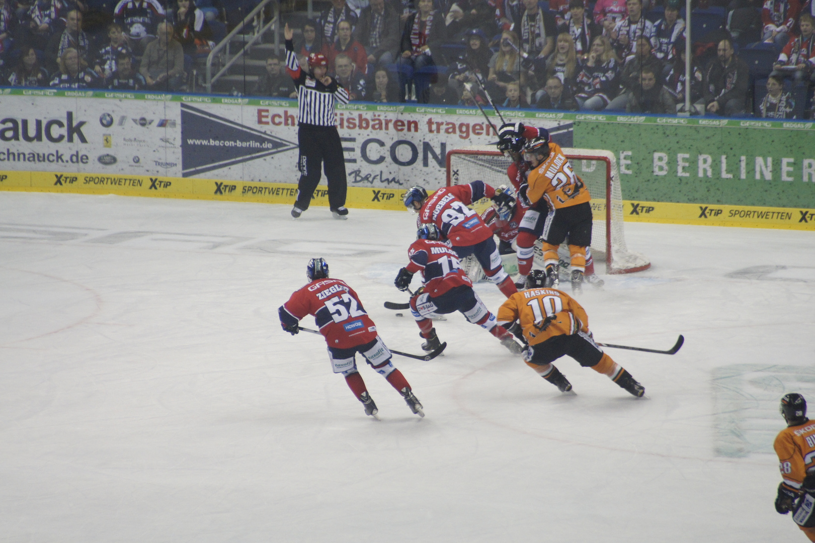 Foto beim Eishockey