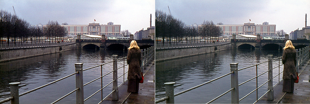 Foto Berlin 1975. Farblich aufbessern oder original blässlich belassen?