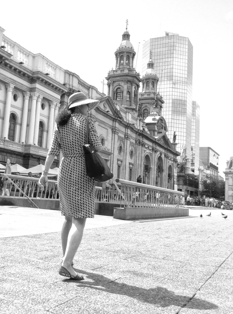 Foto de una Mujer con Sombrero