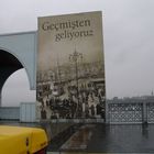 Foto der alten Galatabrücke auf der heutigen Brücke