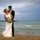 Foto di matrimonio al mare