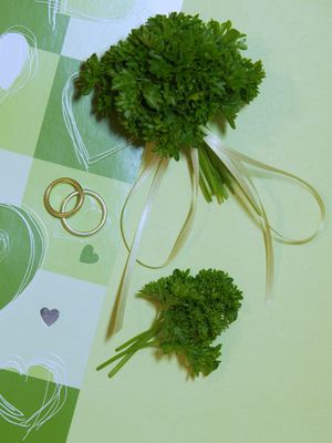Foto für die Einladung zur Petersilienhochzeit 1