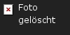 Foto gelöscht