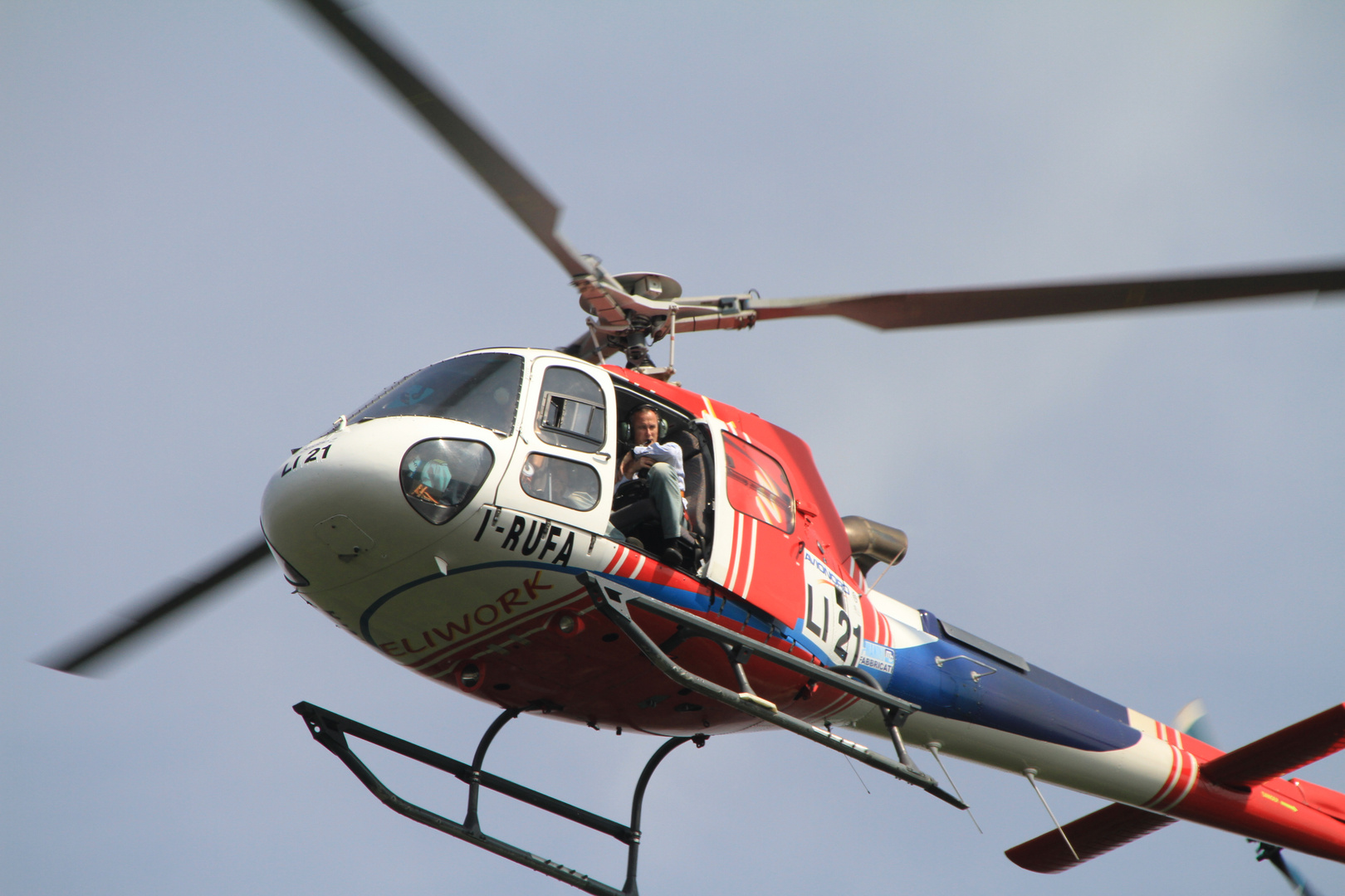 Foto-Helikopter über Monza F1, 2010