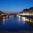 foto notturna di Firenze