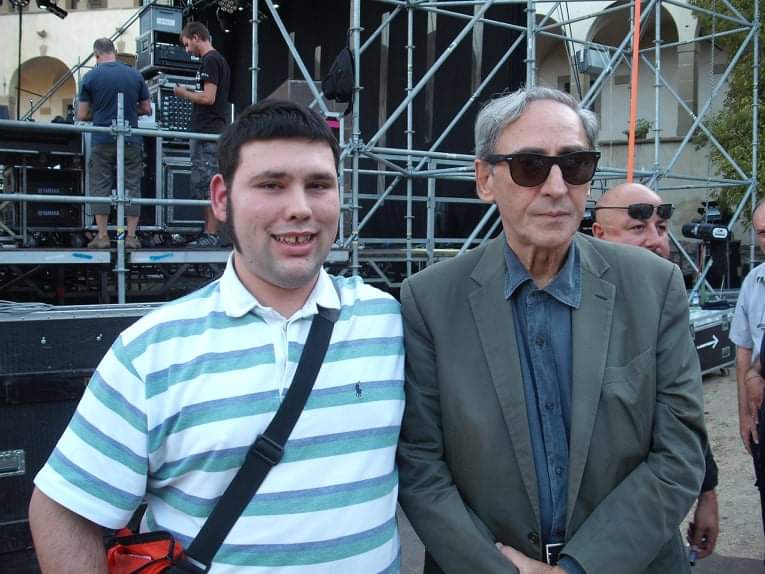 Foto Ricordo Con Franco Battiato 