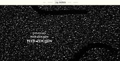 - Foto-Serie Teer-Zeichen bei 24notes.de -