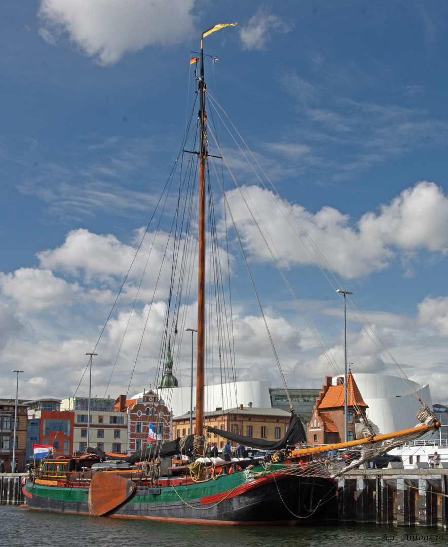 Foto-Shooting im Stralsunder Hafen