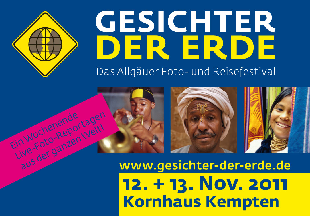 Foto- und Reisefestival "Gesichter der Erde" in Kempten im Kornhaus