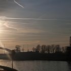 Foto vom Kanal in Münster in der Höhe des Hafen