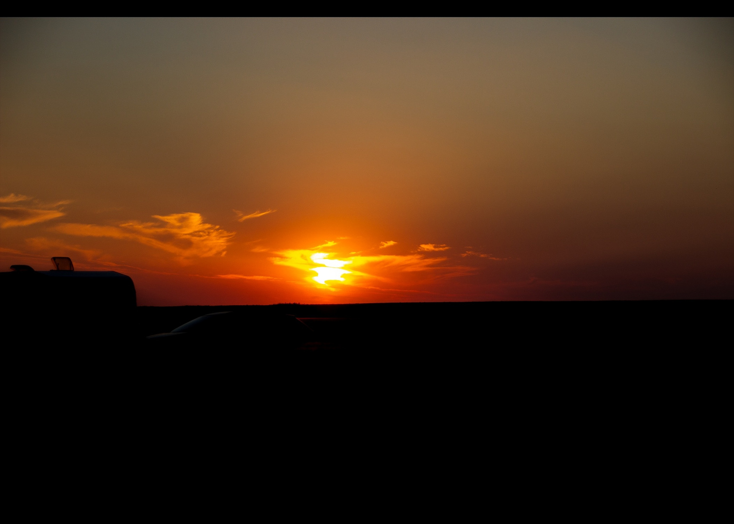 Foto vom Sonnenuntergang