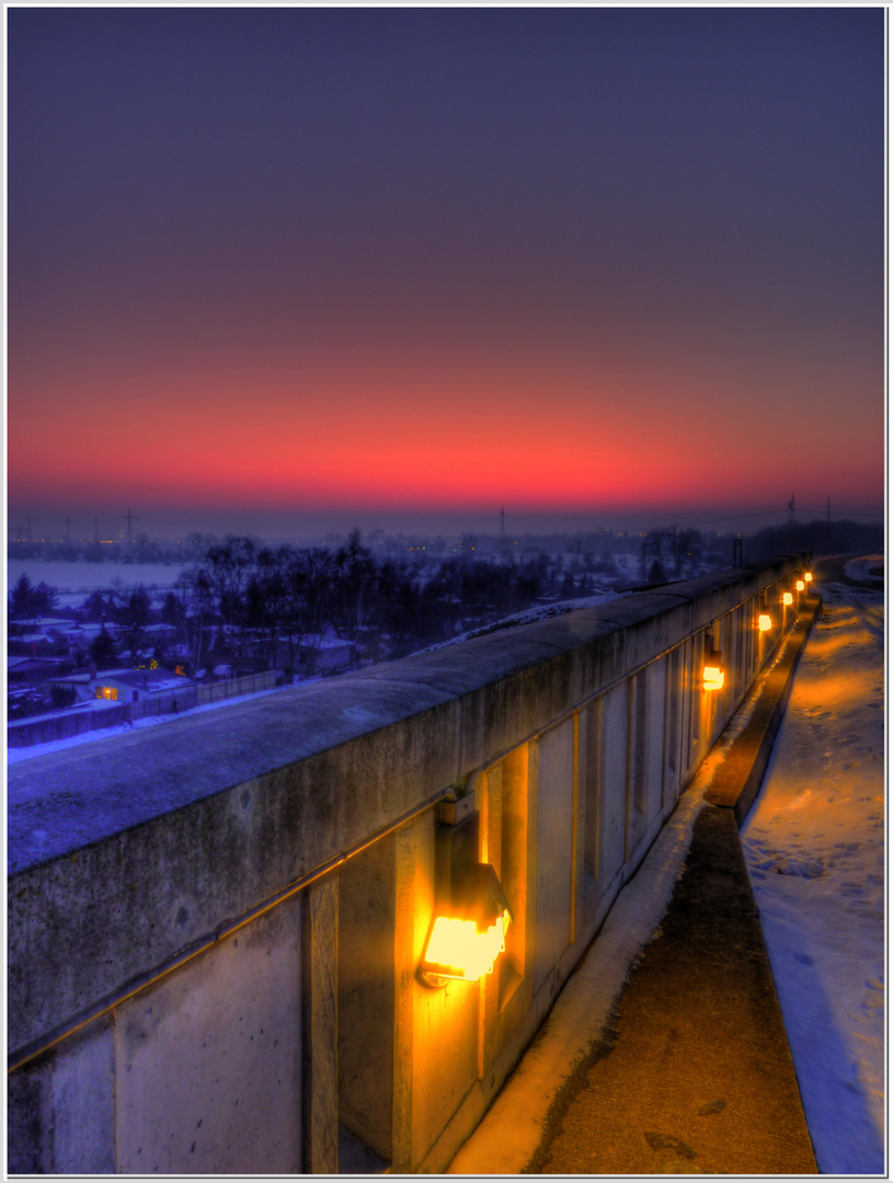 Foto von der Trogbrücke bei Magdeburg...