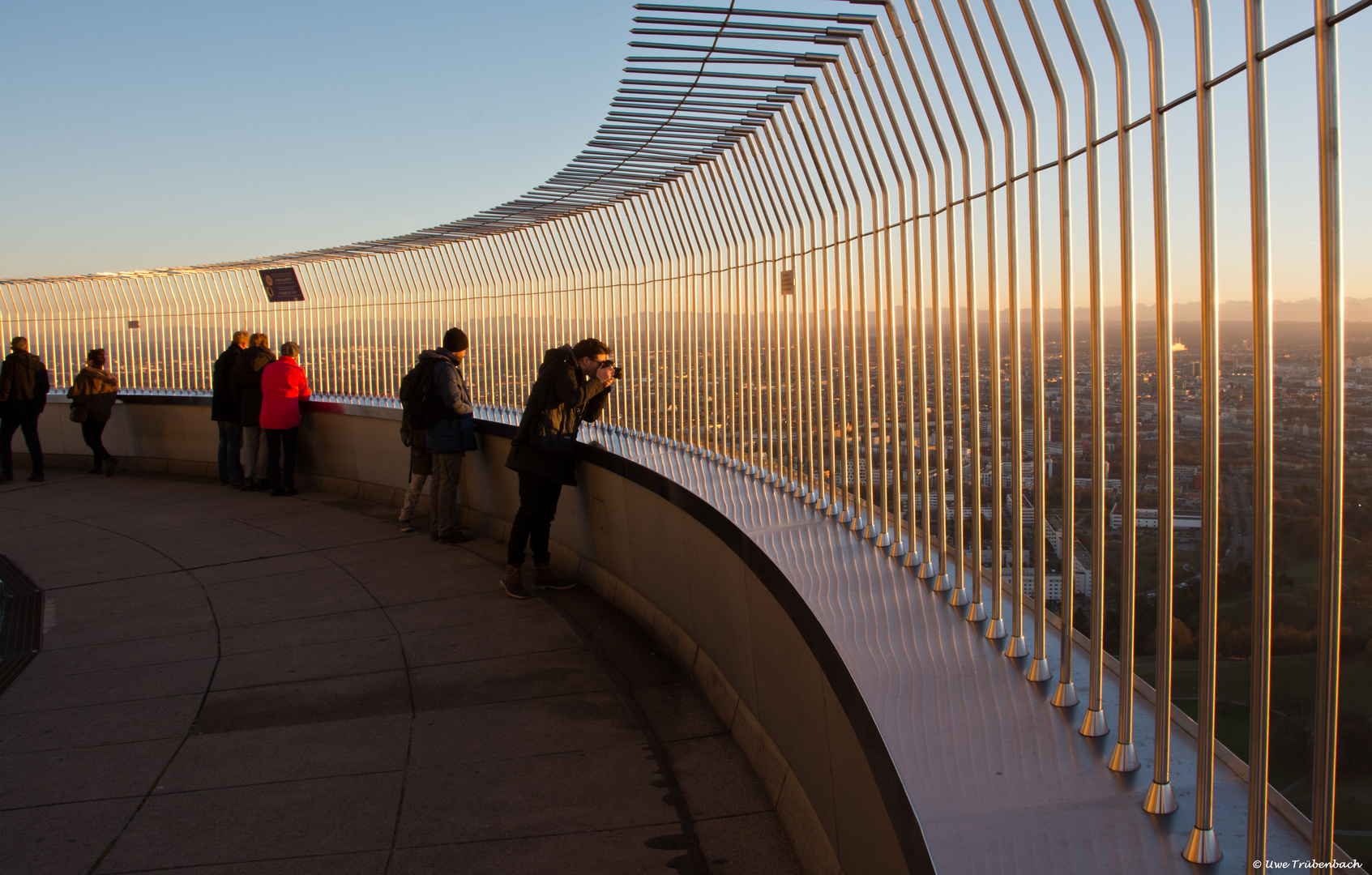 Foto-Wetter  -  auf der Aussichtsplattform des Olympiaturms