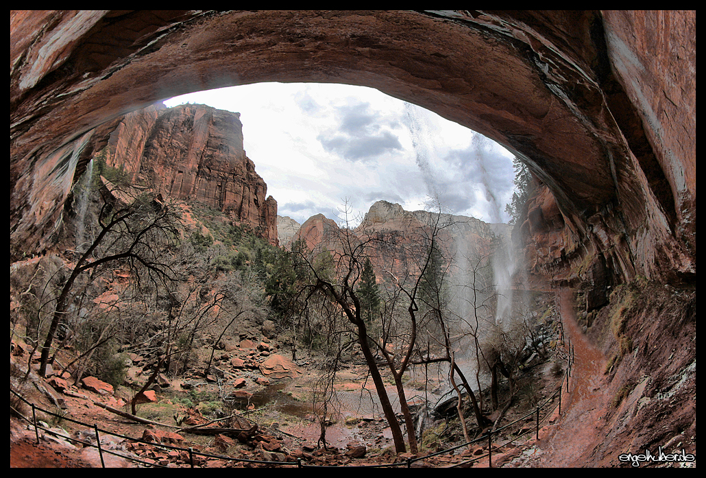 Foto Zion Nationalpark, Wasserfall