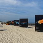 Fotoausstellung am Strand