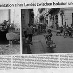 Fotoausstellung, Eröffnung am 26.04.2012, Zeitungsartikel