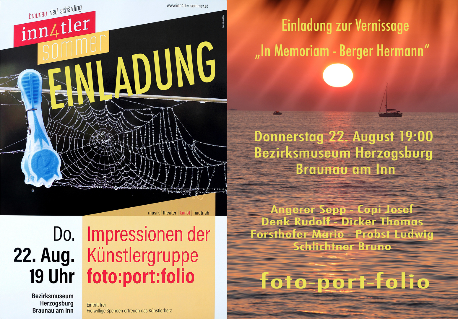 Fotoausstellung - foto-port-folio 2019