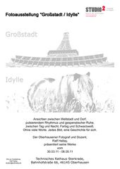 Fotoausstellung “Großstadt / Idylle“